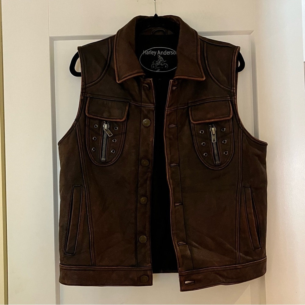 NWOT Genuine Leather Biker Jacket UNISEX